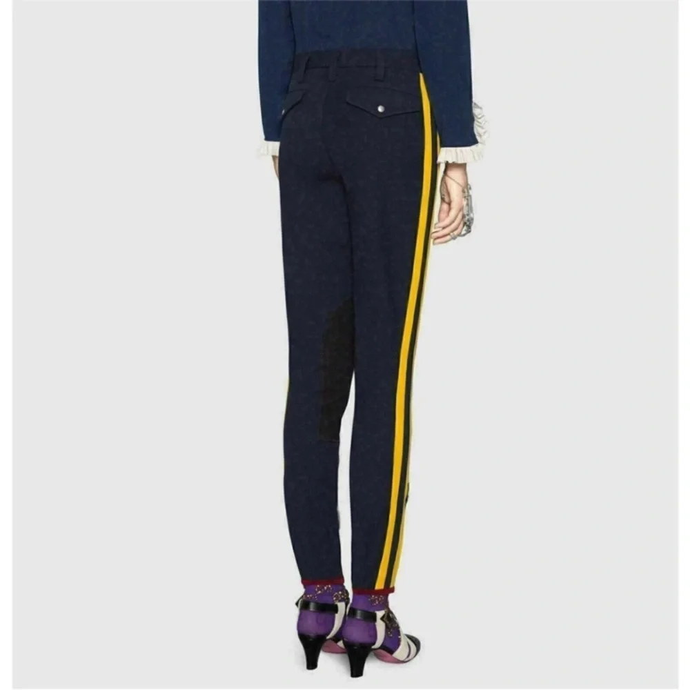 NWT Gucci Riding Pants with Floral Embroidery - Picture 6 of 12